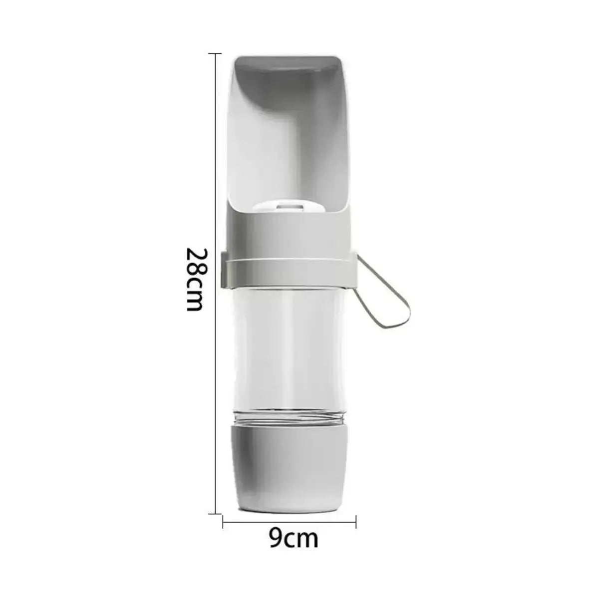 Portable Dog And Cat Water Bottle With Built In Storage Food Container For Outdoor Travel Feeder Bowl Pet Supplies