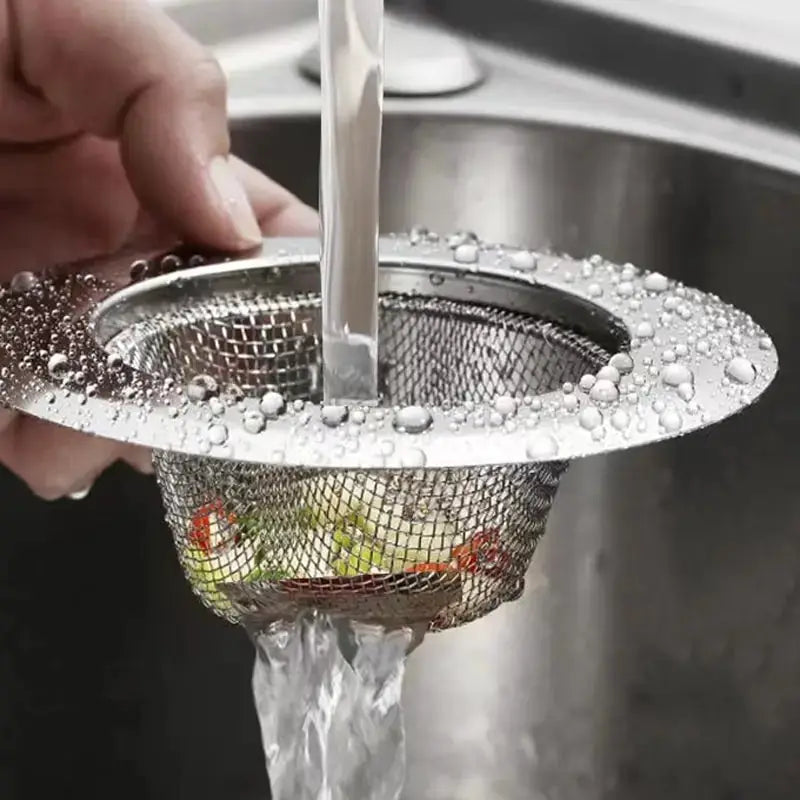 Stainless Steel Kitchen Sink Strainer Anti Blocking Hair And Food Residue Filter For Sink Dishwasher Basin Floor Drain
