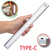 NovaBright Wireless Rechargeable Motion Sensor LED Night Light Type C Charging for Cabinets Wardrobes Staircase Light