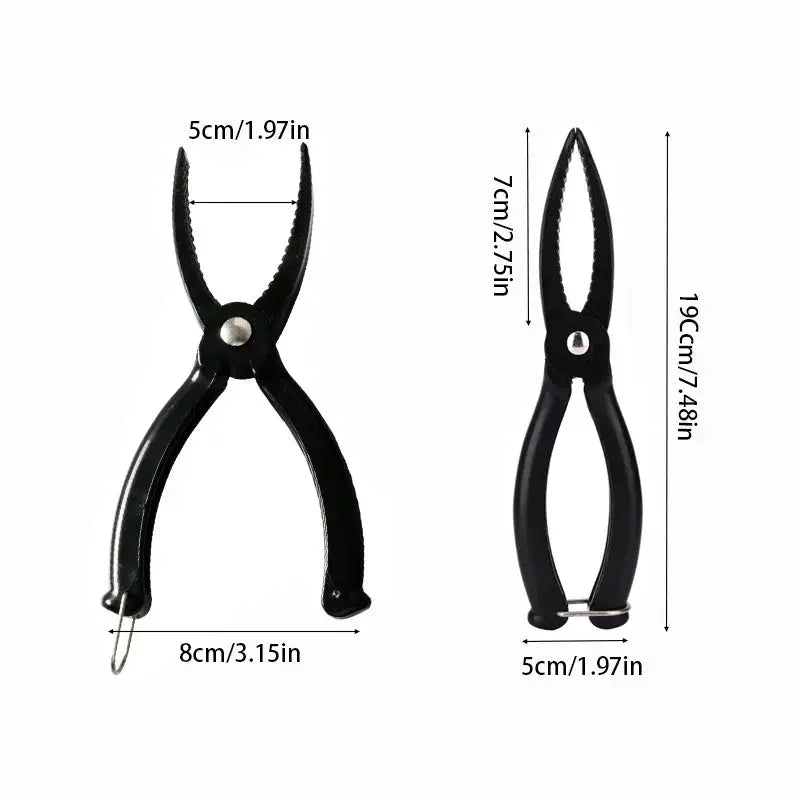 Outdoor Fish Lip Grip Tool Clamp Non Slip ABS Plastic Gripper Plier For Safe Handling And Catch Control