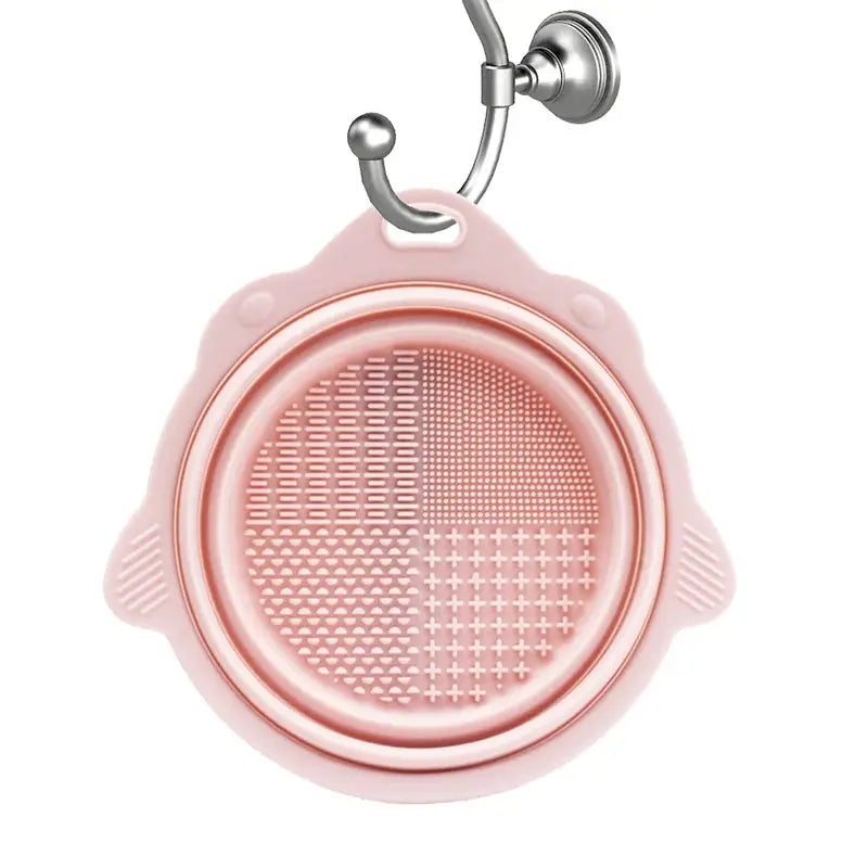 SiliconeCare Makeup Brush Cleaner Cleaning Bowl Tool Set Gentle Wet And Dry Cleaning Without Hurting Bristles