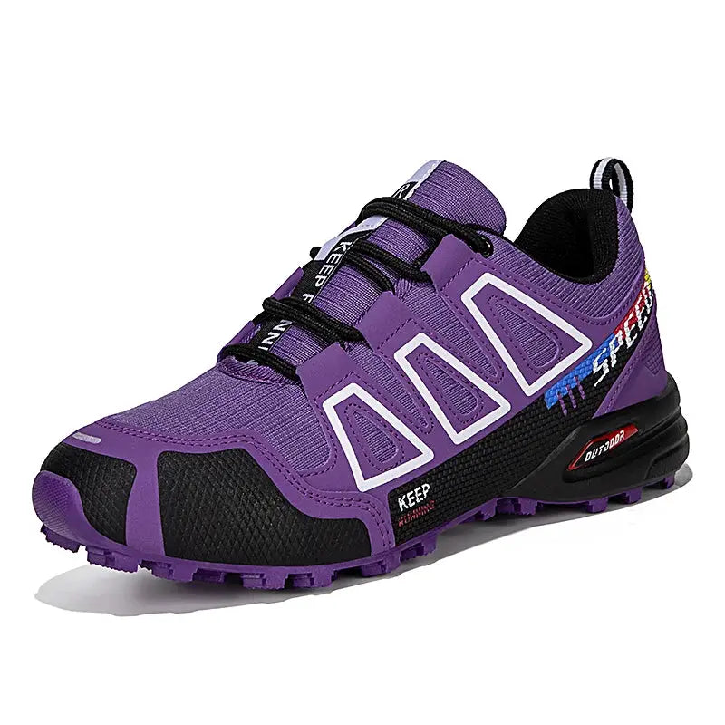 Unisex Outdoor Hiking Shoes Lace Up Non Slip Lightweight Tactical Training Sports Shoes Casual Cycling