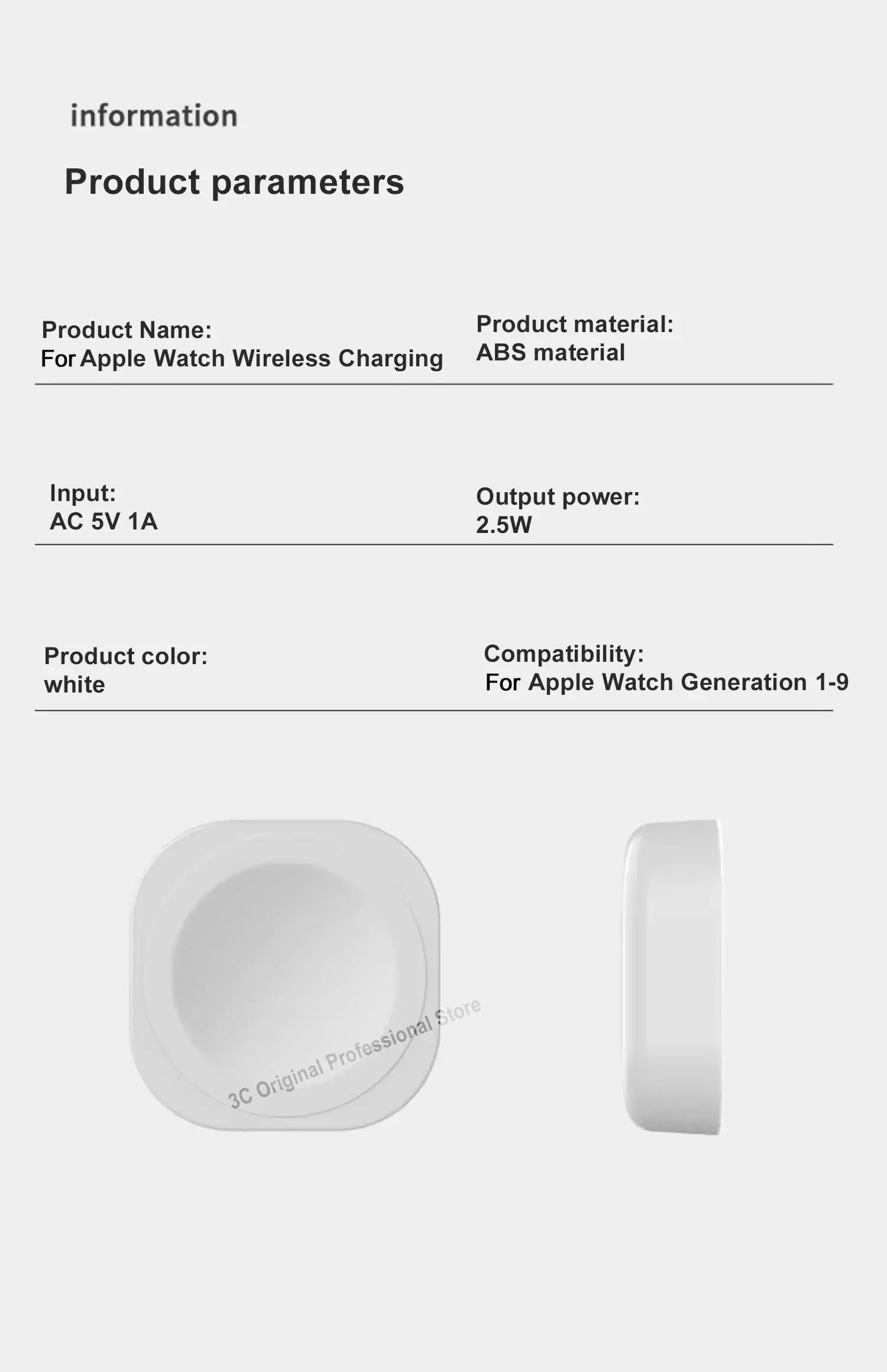 New Magnetic Wireless Charger for Apple Watch Series 9 8 7 6 5 4 SE Fast Charging Cable USB Type C for iWatch Series 6 3 5 3 2 1