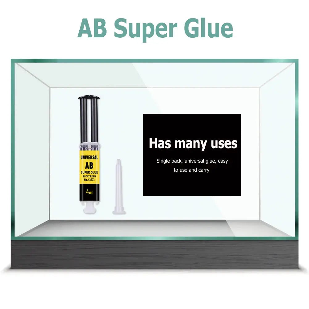 Two Part Epoxy Resin AB Glue Waterproof Fast Acting Adhesive For Wood Plastic Metal Glass Ceramic Repair Bonding