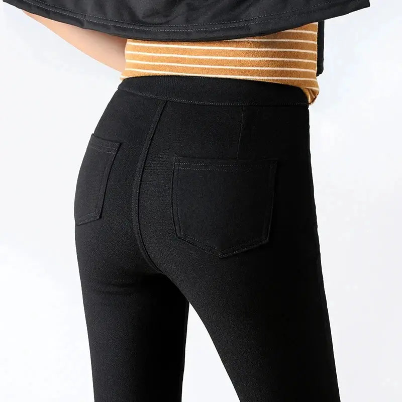 NovaWear Women Summer Elastic Casual Stretch Skinny Leggings With All Day Comfort And Medium Stretch