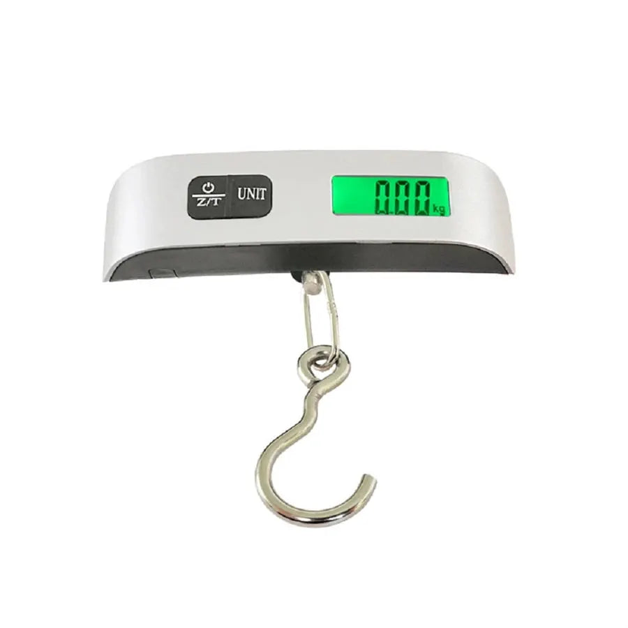 JetSet Portable Digital Luggage Scale With Bright LCD Display Precise 50 Kg 110 Lb Capacity For Travel