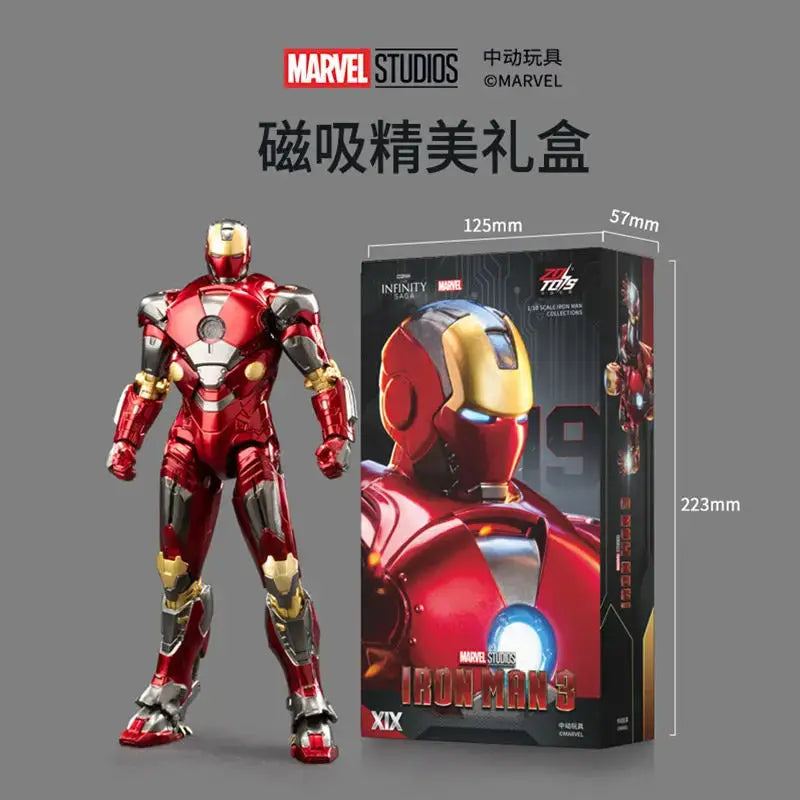 ZD Original Iron Man MK31 MK32 Piston Romeo MK10 MK19 Tiger One Tenth Scale Armor Marvel Legends Avengers Action Figure Toy