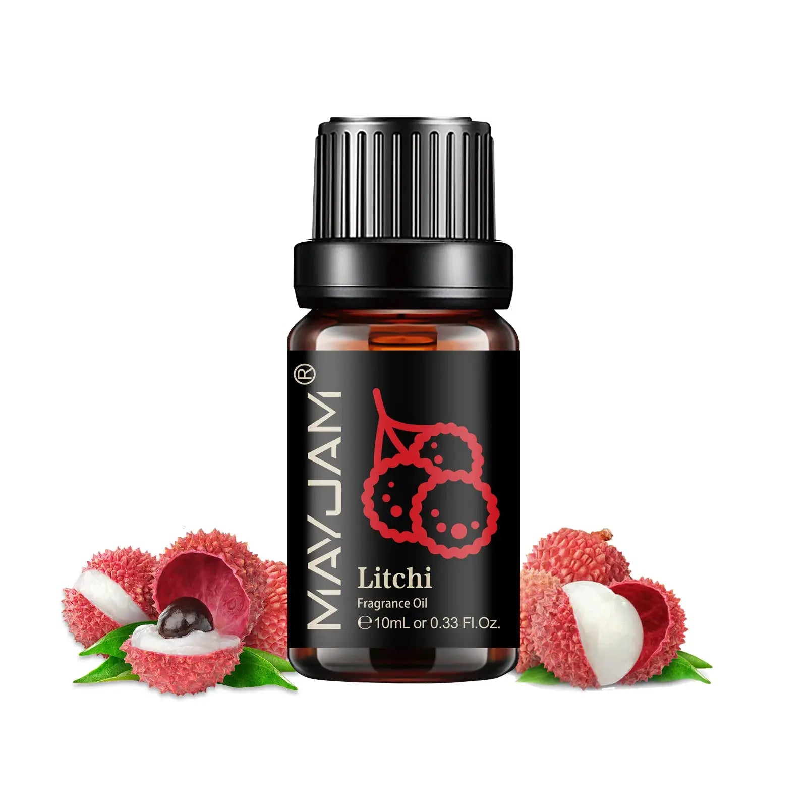 MAYJAM Fruit Essential Oil 10ml Assorted Fruit Fragrance for Diffuser Candle Cherry Banana Papaya Grape Litchi Guava Kiwifruit Pear