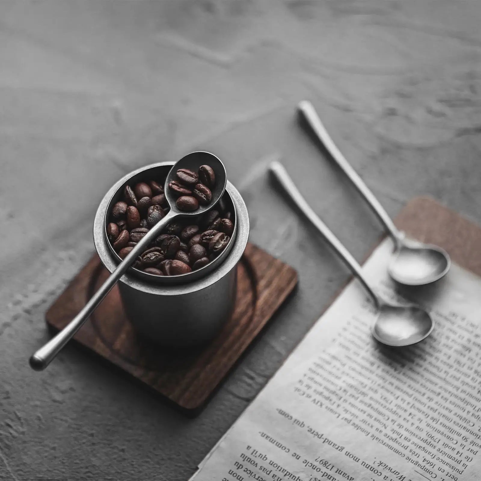 MHW Three Bomber Stainless Steel Coffee Stirring Spoon Exquisite Portable Barista Tool For Home Use