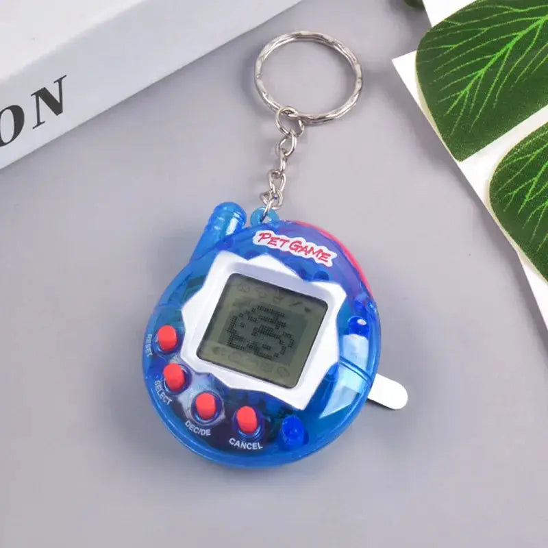 Transparent Electronic Pet Toy With 168 Virtual Pets See Through Case Keychain Nostalgic Retro Pixel Fun