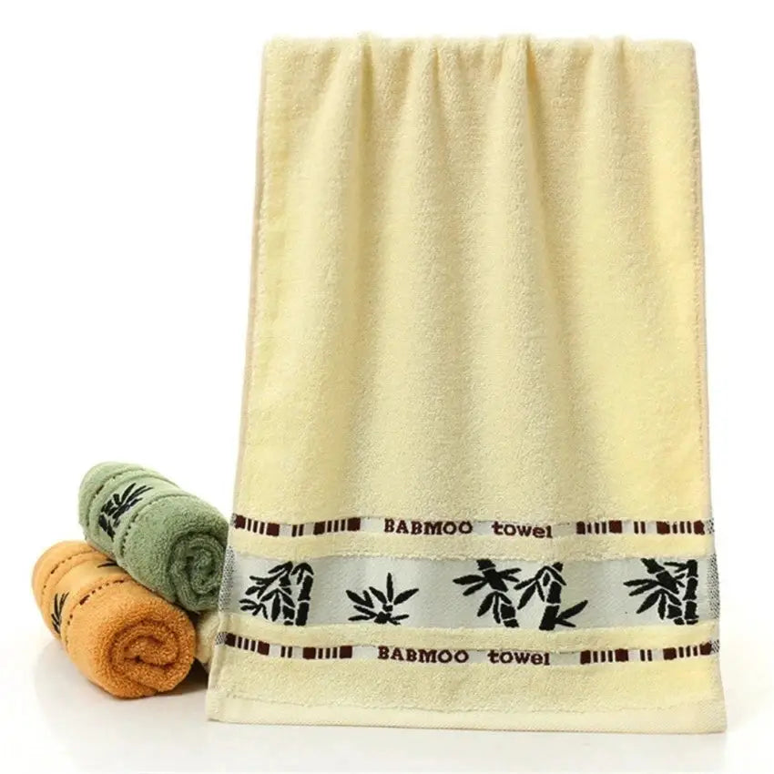 Bamboo Fiber Towels Set 1 4 6 Pieces Thick Absorbent Luxury Bath Towels For Home Adults And Face Towels