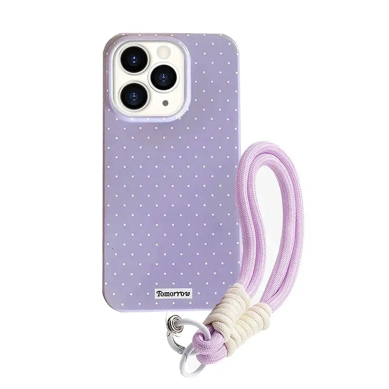 Polka Dot iPhone Case Ultra Slim Shockproof For iPhone 11 12 13 14 15 16 17 Pro Max And Air