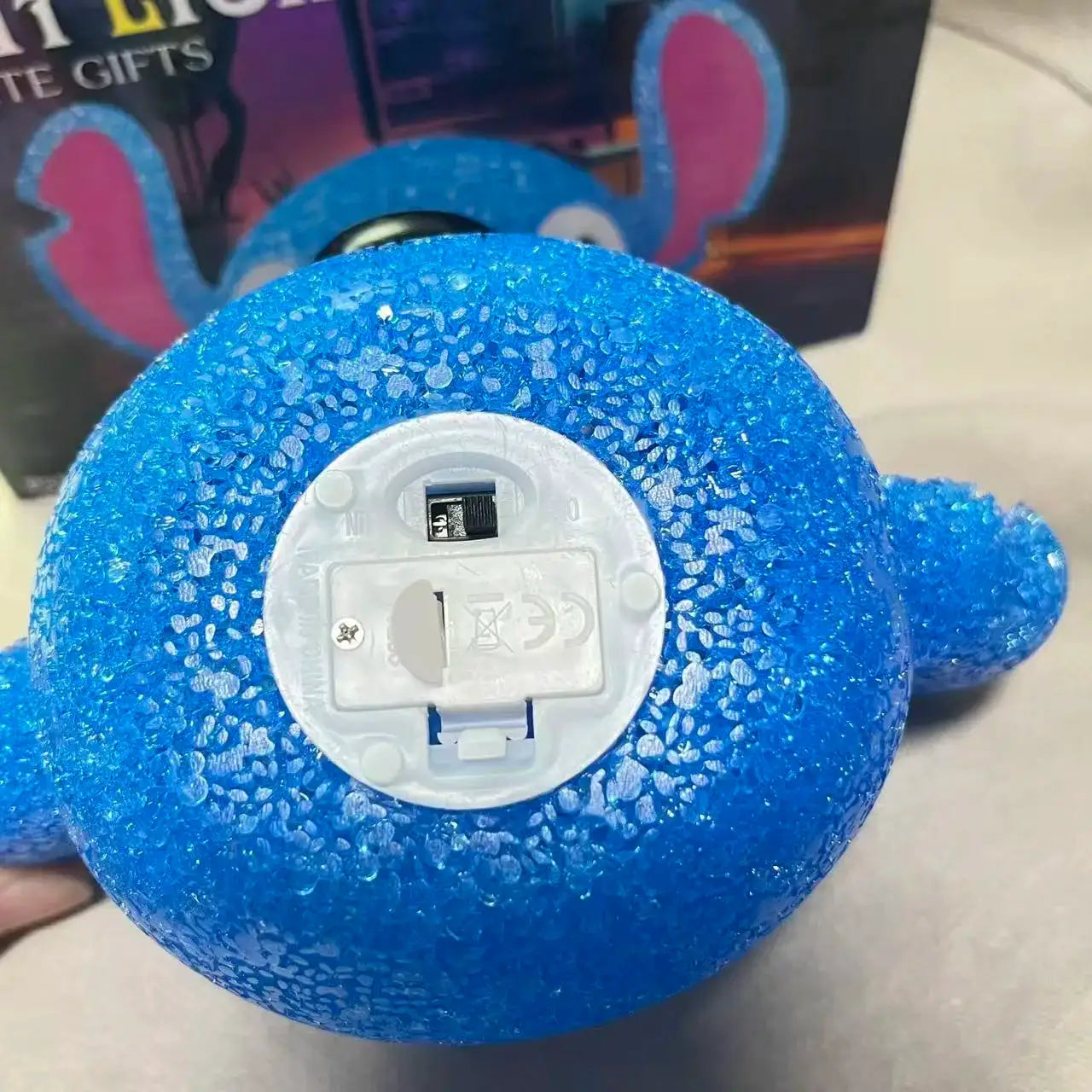 Lilo And Stitch Particle Projection Night Light 3D Doll Reading Lamp Desk Lamp For Kids Gift