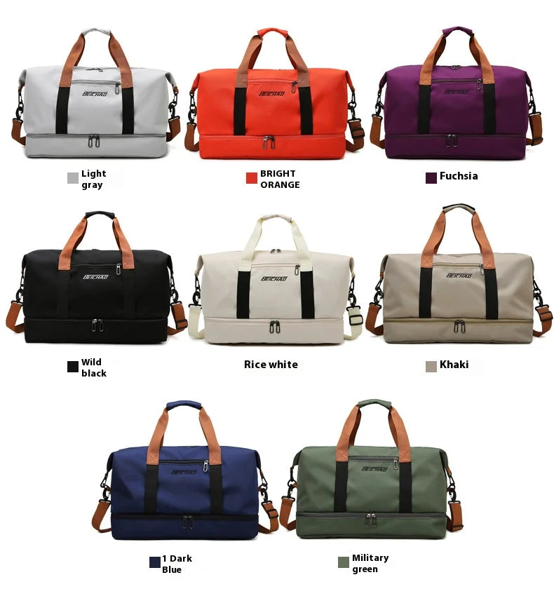 Large-capacity travel gym bag by Simples Market in 8 colors
