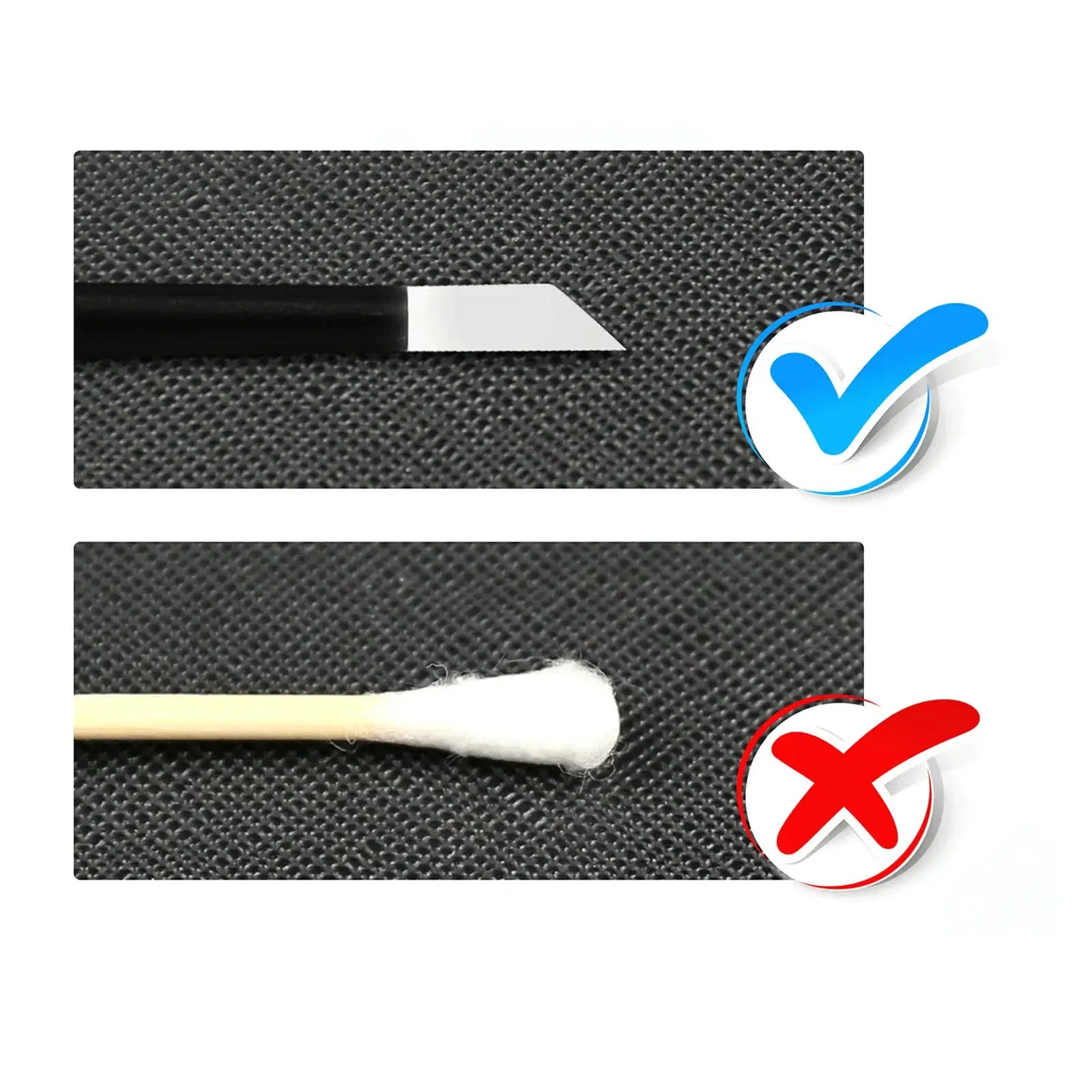 DSPIAE PT WP Water Wash Revival Double Head Wiping Rod For Aging Infiltration Line Wash Stains Cleaning Tools
