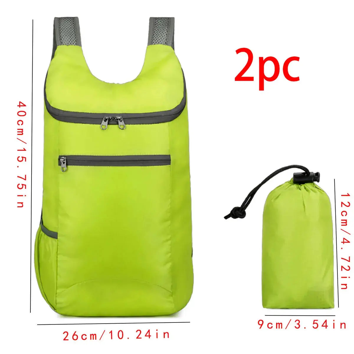 VoyagePro Weekend Travel Bag Foldable Waterproof Tear Resistant Backpack With Large Capacity