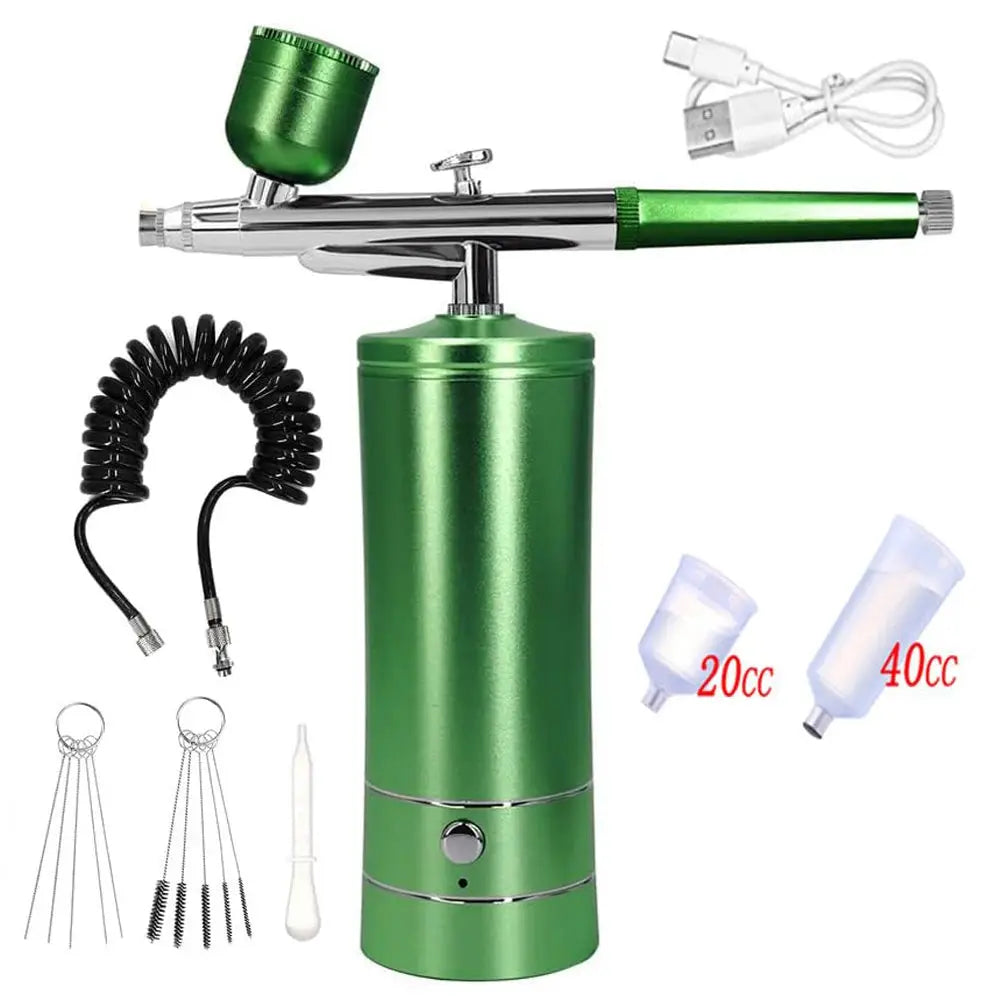 Portable Airbrush Kit With High Performance Compressor For Nail Art Cake Decorating Craft