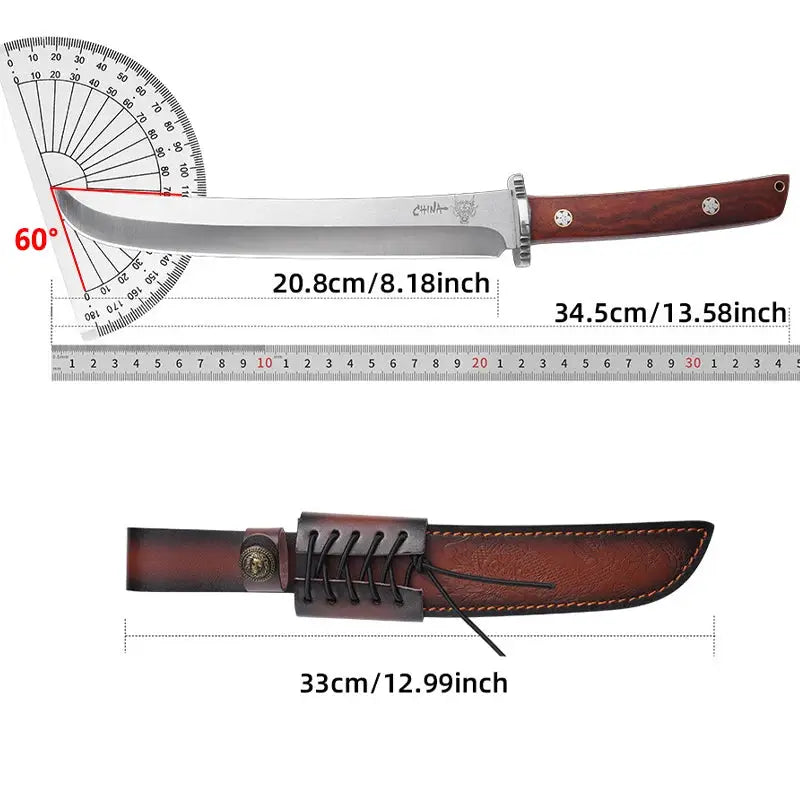 High Hardness Japanese Kitchen Knife Stainless Steel Professional Butcher Boning Knife For Lamb And Beef Cutting