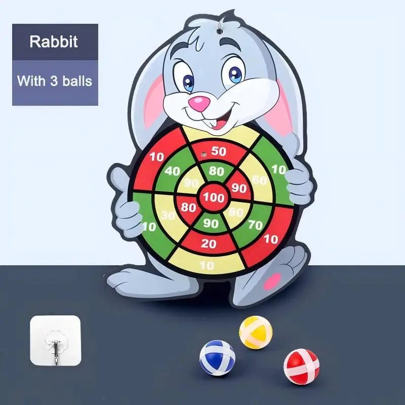 Montessori Inspired Educational Dart Board Toy With Sticky Ball Darts For Indoor Play For Children Aged 3 To 7 Years