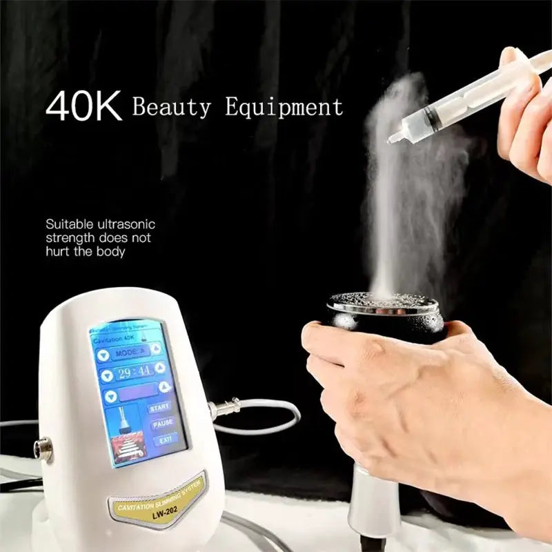 40K Cavitation Body Slimming Machine with handheld vacuum suction; Simples Market beauty device