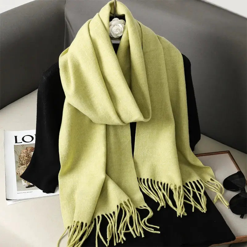 Brand 62 Womens Long Cashmere Blend Winter Scarf Hijab Shawl Wrap For Outdoor Warmth