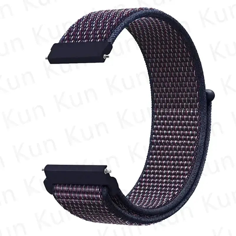 Nylon loop watch strap for Redmi Watch 5 Active/Lite and Xiaomi Watch S4, 20mm–22mm, navy woven band by Simples Market