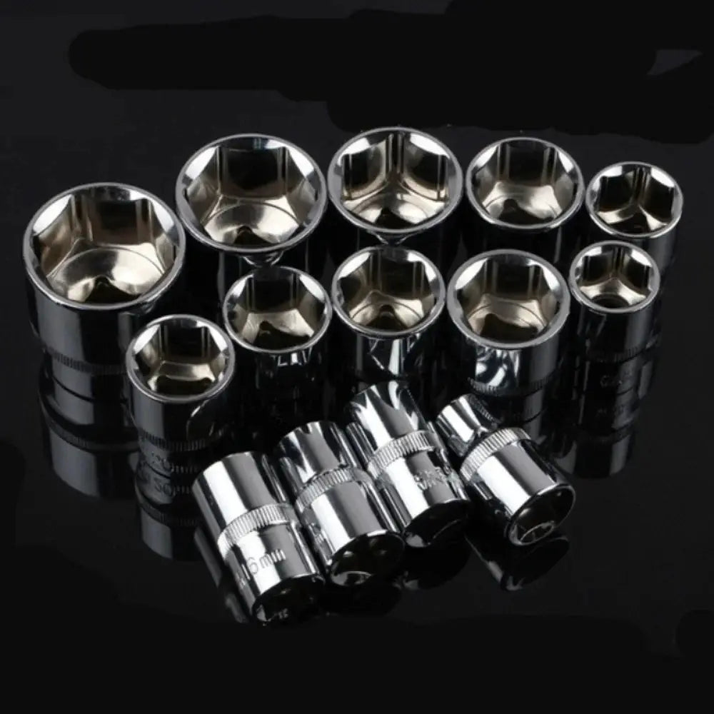12 Piece Wrench Socket Set For Motorcycle And Bicycle Repair Tools Automotive Car Boat Maintenance Bike Multitool Kit