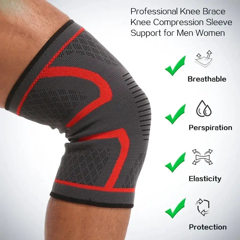 Knee Brace Compression Sleeve For Knee Pain Relief Meniscus Tear Arthritis Breathable Support For Active Lifestyles