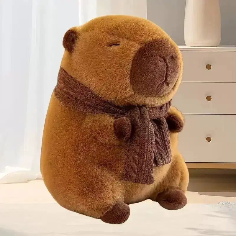 23cm Capybara Plush Toy Anime Style Stuffed Animal Soft Doll Gift For Christmas And Thanksgiving
