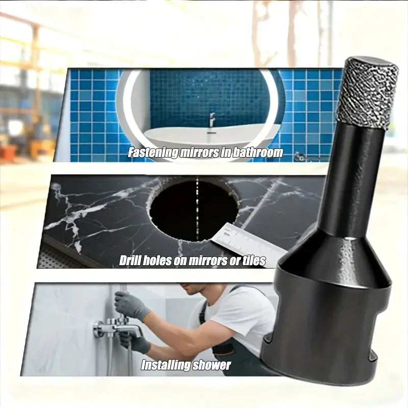 M14 Dry Vacuum Brazed Masonry Hole Saw Diamond Drill Bit Set For Tiles Concrete Ceramic Granite Marble Drilling Tools