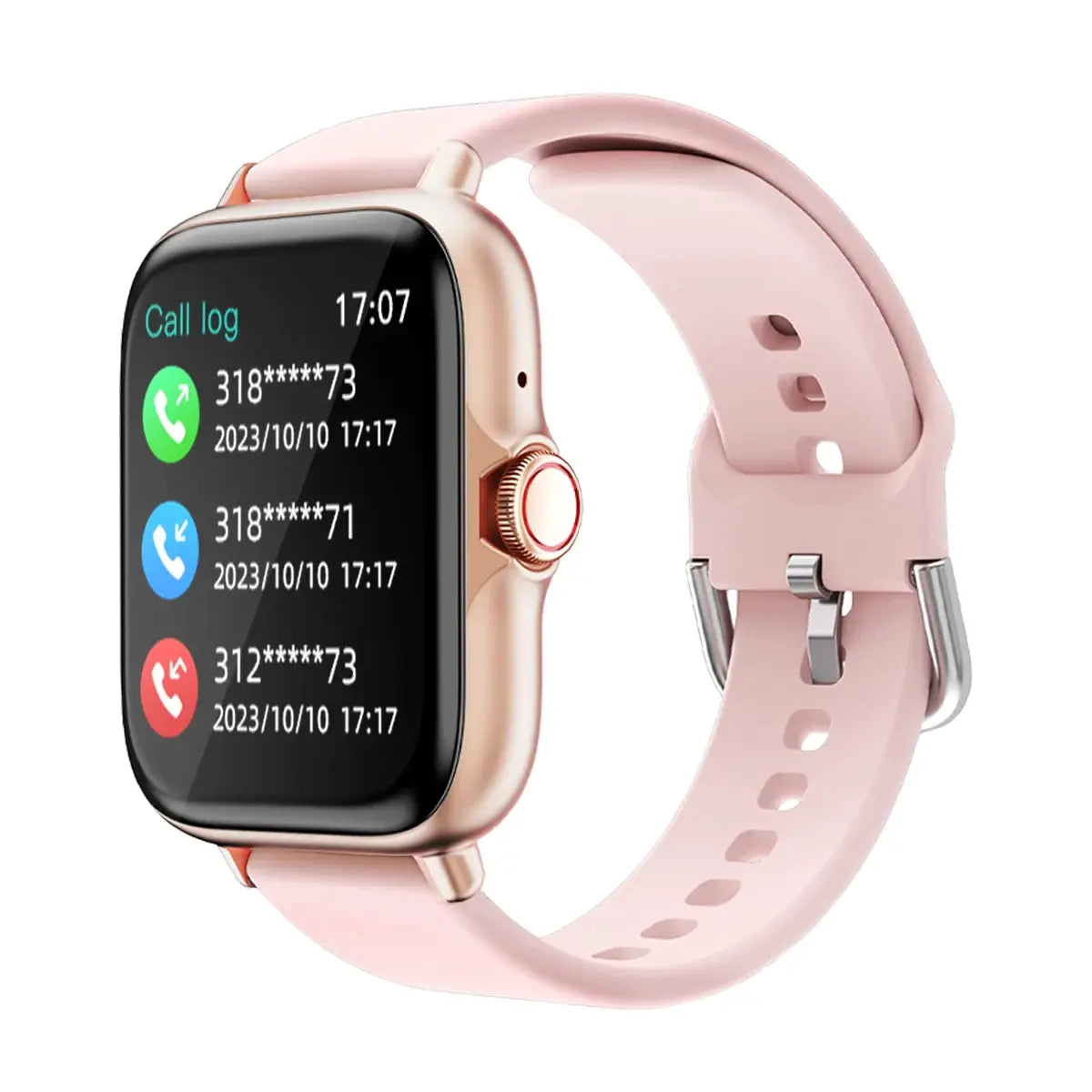 PulseTech 1.83 Inch Waterproof Smart Watch With Calls Messages Sleep Monitoring Pedometer Alerts For IPhone And Android