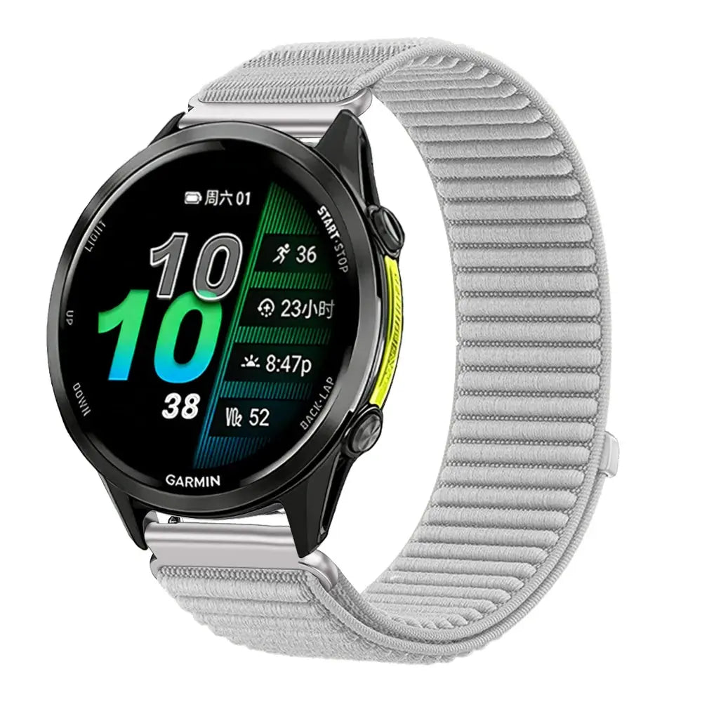 18mm 20mm 22mm Nylon Strap for Garmin Forerunner 970 965 955 570 165 265S/Active 6/5 Breathable Bracelet for Garmin Venu 4/3/3S