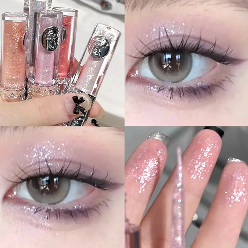 Balletism Liquid Eyeshadow Long Lasting Fine Shimmer Waterproof Glitter Finish For Everyday Wear