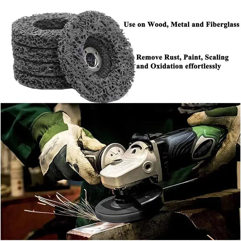 Polishing Wheel For Angle Grinder Sheet Metal Stainless Steel Derusting And Paint Removal Nylon Composite Abrasive Tool