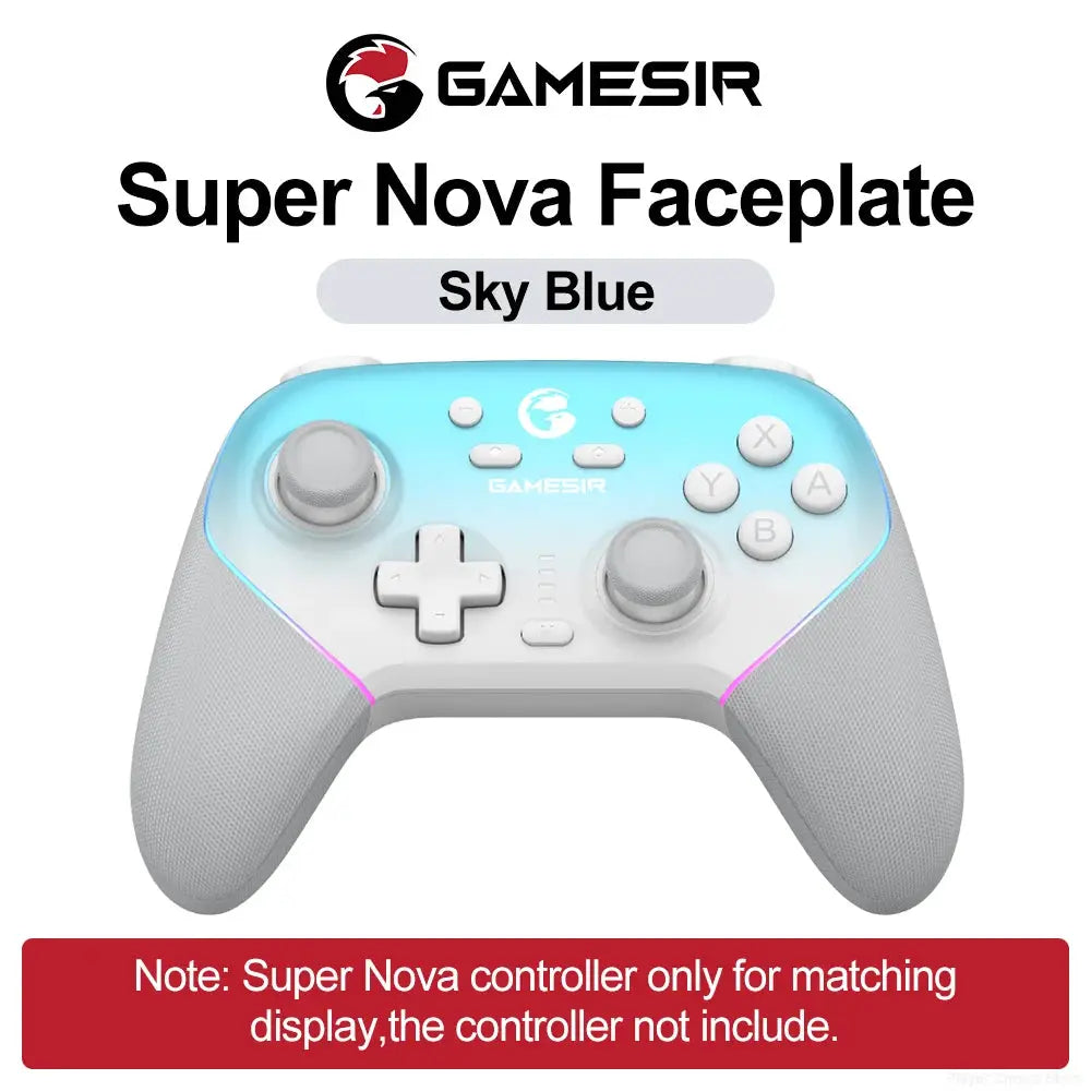 GameSir Super Nova Magnetic Faceplate For Wireless Gamepad Multicolor Shell Cover Front Top Case