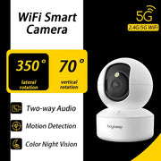 BoyKeep 3MP WiFi indoor security camera by Simples Market with two-way audio and color night vision