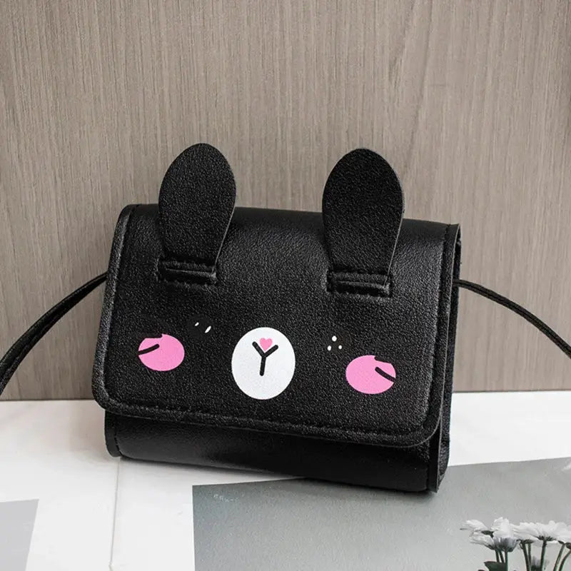 PrincessPop Kids Mini PU Leather Crossbody Handbag For Girls Coin Purse Wallet Cute Mini Bag