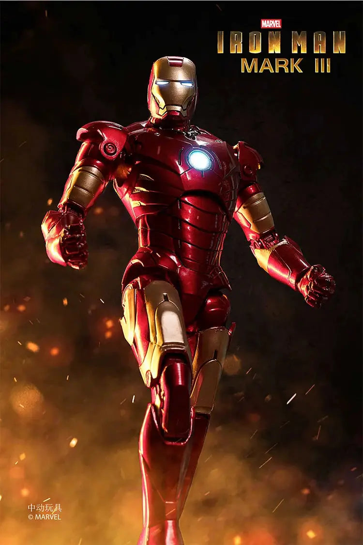 ZDTDS Iron Man Avengers MK37 Hammerhead MK12 MK38 Igor MK9 Iron Patriot War Machine Action Figure Collectible Toy