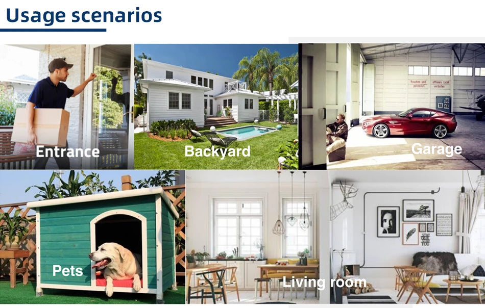 IMILAB EC4 outdoor camera by Simples Market; 2.5K HD WiFi cam for entrance, backyard, garage, pets, living room.