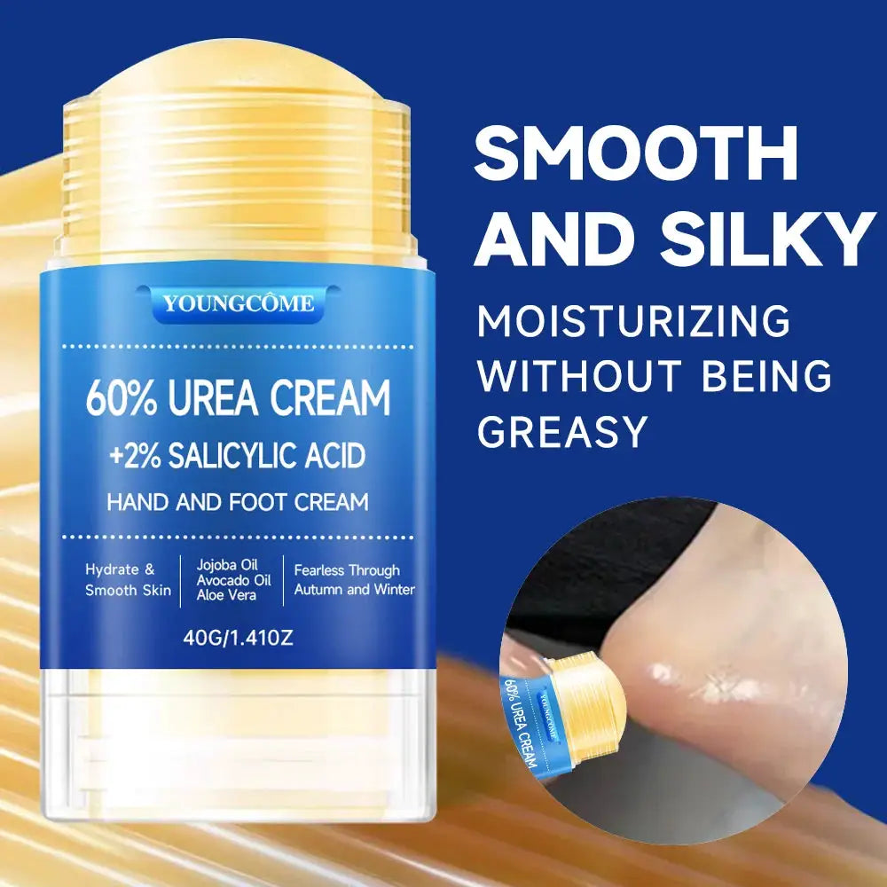 Urea Cream 60 Percent For Feet And Hands With Two Percent Salicylic Acid Maximum Strength Hyaluronic Acid Tea Tree