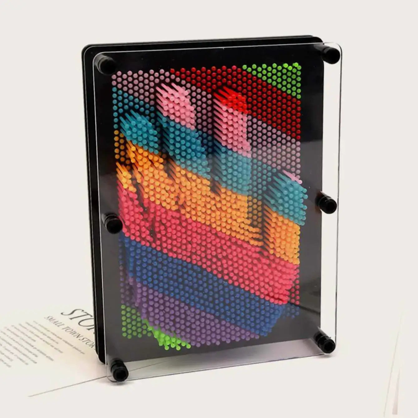 3D Clone Pin Compression Art Toy Hand Model Screen Insertion Pin Board Sculpture For Kids And Adults Craft Illustration