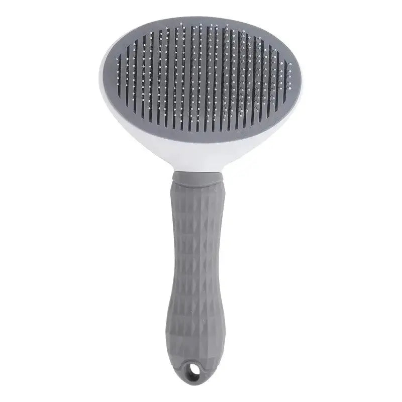 PetCare Pro Self Cleaning Pet Hair Remover Brush For Dogs And Cats Detangles Fur Removes Dander Easy Grooming