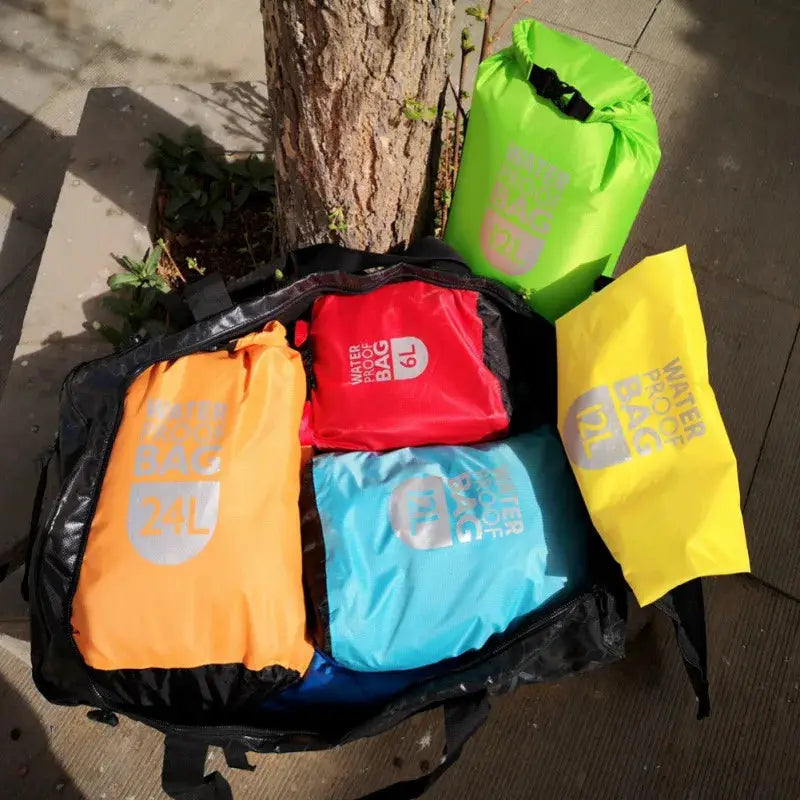 Waterproof Dry Bag Pack For Kayaking Rafting Canoeing Boating River Trekking And Sailing With Floating Dry Sacks