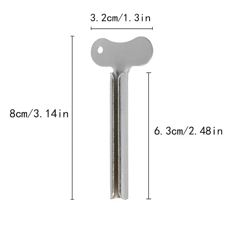 5Pcs Stainless Steel Toothpaste Squeezer And Facial Cleanser Squeezer Set Metal Tube Tools For Bathroom