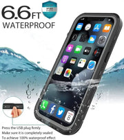 Simples Market 6.6ft IP68 waterproof clear iPhone case, shockproof with screen protector