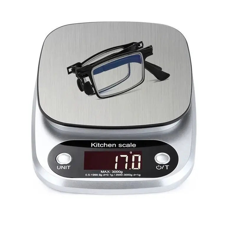 OptiLite Metal Folding Reading Glasses Ultra Lightweight Anti Blue Light Lenses For Presbyopia Eyewear