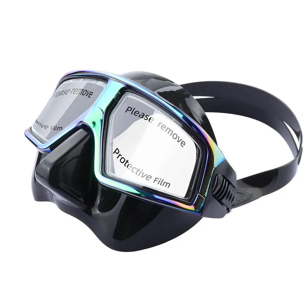 Professional Adult Scuba Diving Mask Set With HD Anti Fog Lens UV Protection Adjustable Snorkeling Goggles For Divers