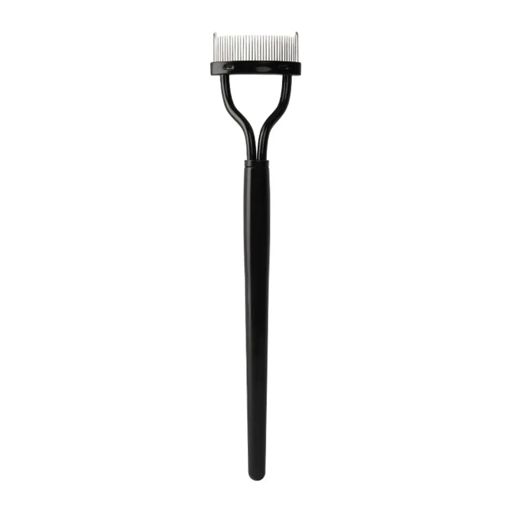 Steel Needle Eyelash Comb Semi Arc Portable Grafting Tool For False Eyelashes Lash Molding Tools