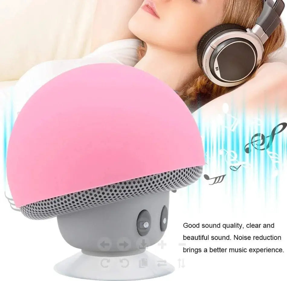 TrailSound Outdoor Bluetooth Speaker With 30 Feet Wireless Range Subwoofer And Suction Cup For Outdoors