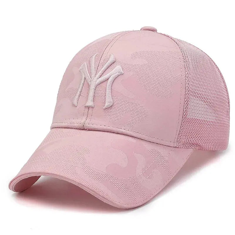 Letter Embroidery Camouflage Baseball Cap Adjustable Unisex Sun Protection Hat For Men Women Outdoor Casual